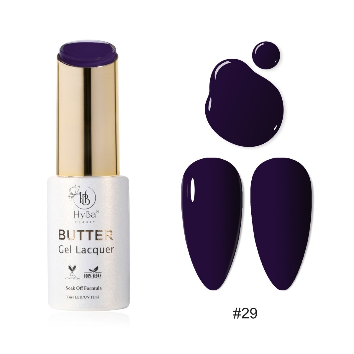 BUTTER Gel Polish SERIES 3 (Colors 021 - 030) - HYBA BEAUTY